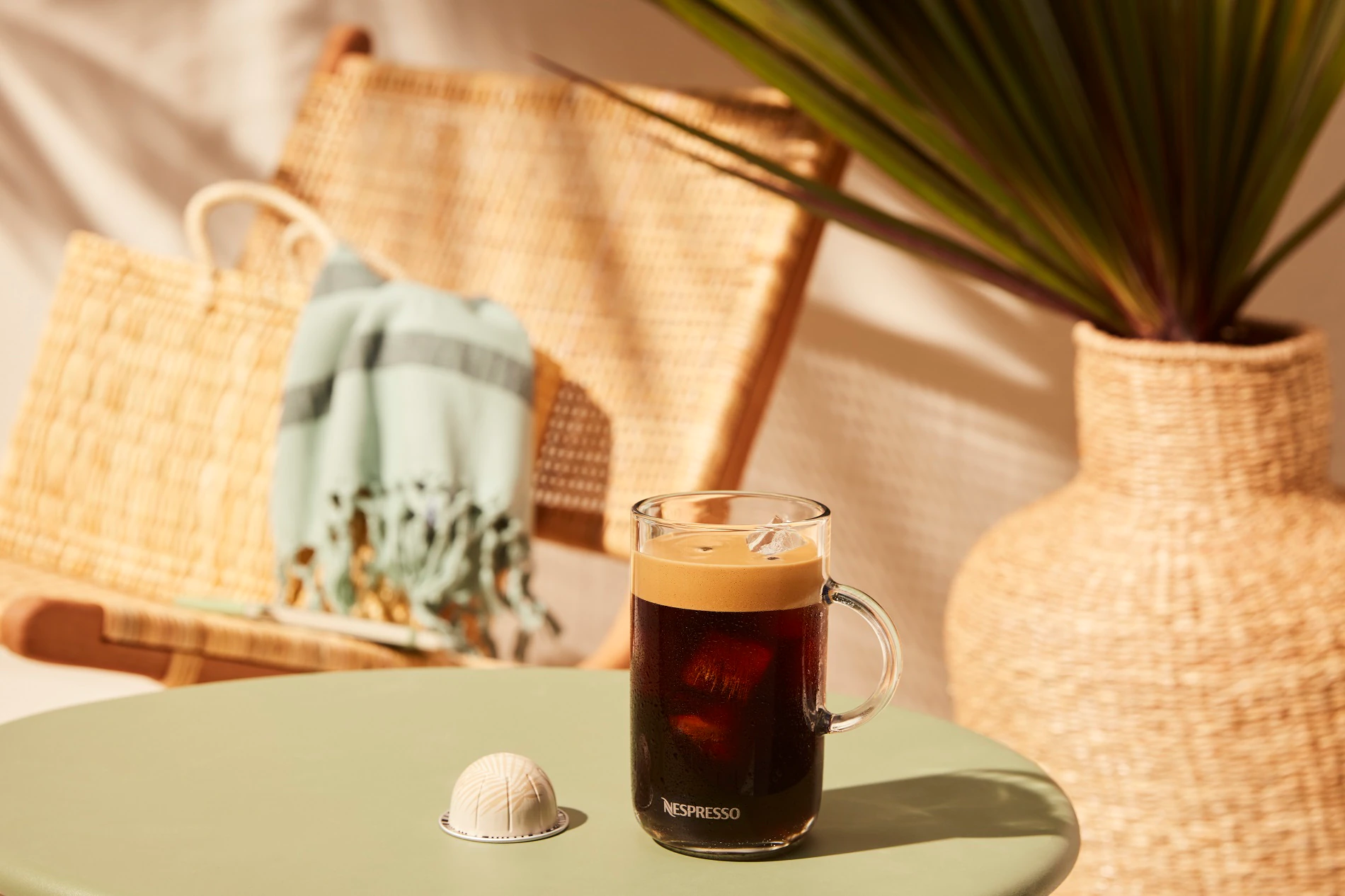 Nespresso Vertuo Capsule -Barista Creations - Tropical Coconut Flavor Over Ice - 10pack